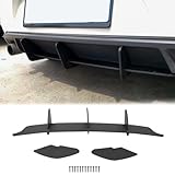 Per Golf 6 GTI 2010-2013 Materiale ABS Paraurti Posteriore Diffusore, Diffusore Labbro Posteriore Protezione Paraurti Inferiore Spoiler Body Kit