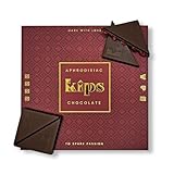 kips Cioccolato Afrodisiaco Fondente | Regalo Sensuale per Coppie | Desiderio & Connessione | Maca, Ashwagandha, Muira Puama, Semi di Melagrana | Prodotto in Germania | 1 Scatola – 4 Porzioni – 100 g