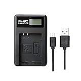 FUGASUN NB-5L NB5L Caricabatterie singolo caricabatterie LCD per Canon PowerShot S100 S110 SX200 SX210 SD990 IS SX230