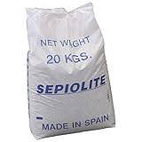 Sepiolite assorbente in granuli per lo sversamento universale, sacco da 20 Kg, capacità di assorbimento 16 Lt
