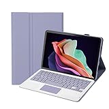 REOSO Tastiera per Lenovo Tab P11 (2nd Gen) 11.5 pollici Custodia, Staccabile Magnetica Cover per Lenovo Tab Pad Plus 11.5" con Tastiera Rimovibile (Viola)