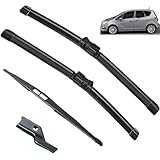 Set spazzole tergicristallo anteriori e posteriori compatibili con Opel Meriva B 2010-2017 Spazzole parabrezza parabrezza 28"+22"+16"