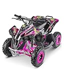 MiniQuad Thor 50cc a Benzina Rosa Pink – Quad 50cc a Benzina per Bambini, Motore 2 Tempi, Ruote 6 Pollici, Avviamento Easy Start, Ideale per Off-Road