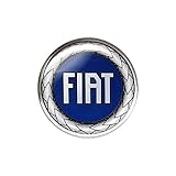 Fiat 21237 Adesivo 3D Ufficiale Logo Blu, Diam. 40 mm