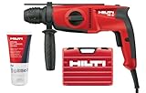 Hilti 228080 Martello perforatore compatto TE 2 230 V (650 W, 1.8 J, SDS Plus, attività di perforazione con 2 modalità: con e senza percussioni. Peso: 2,7 kg. Include valigetta)