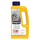 STARWAX - Sturalavandini liquido superattivo per tubature - Azione rapida - Scoglie i tappi - Speciale scarico lento - Cucina e bagno - 24% di soda - Prodotto in Francia - 1L