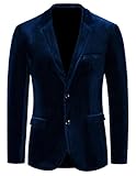 Blazer da uomo in velluto, slim fit, blazer a due bottoni, giacca da smoking in velluto, blazer da uomo, Marina Militare, 62