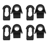 Briny River 4 clip per asta del cofano 60810130 7622907 1356166080 compatibile con Fiat compatibile con Peugeot dal 1994 in poi