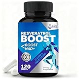 NAD+ & Resveratrolo 1500mg | 120 Capsule | Energia e Sostegno Anti-Età | Formula Premium Molli