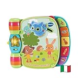 VTech Il Mio Primo Libro Interattivo - Le Mie Tenere Canzoncine, Libro Interattivo per Neonati con Animali in Rilievo, 6 Canzoncine per Bambini, Lingua Italiana, Batterie Incluse, 6-36 Mesi