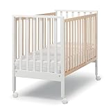 ERBESI Lettino Evolution 6 in 1 con funzione Culla Bianco Naturale