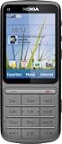 Nokia C3-01 Touch and Type Cellulare, schermo Touchscreen da 6,1 cm (2,4 pollici), fotocamera da 2 megapixel, colore: Grigio