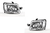 Johns Fari adatti per Fiat Panda 169 08/09- H4 Set lato guida sinistro e destro