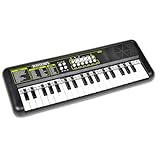Bontempi 15 3700 KeyRhythm Pianoforte Digitale con Tastiera 37 Tasti, Passo 1,5 cm, Jack per Cuffie, Strisce Pentagramma, Metronomo e Traspositore, 42,4x15,2x4,7 cm