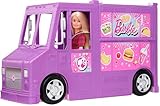 Barbie Furgoncino Street Food, Veicolo Trasformabile con più di 30 Accessori, Giocattolo per Bambini 3+ Anni, GMW07