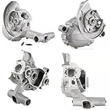 COPPIA CARTER MOTORE SIP EVO 3 FORI ALLUMINIO adatto per VESPA 125 ET3 PRIMAVERA 50 125 PK