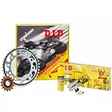 KIT TRASMISSIONE CATENA CORONA PIGNONE DID PREMIUM COMPATIBILE PER HONDA INTEGRA 700 2012 2013 PER NC 700 DCT S - X 2012