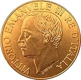 WLZQELVCF 1922-1923 Moneta Italiana 100 Lire Rame Puro Dorato Argento Antico Dollaro Artigianato Moneta Commemorativa Collezione Regalo