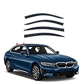 LIULAOGEN 4 Pezzi Deflettore Antivento per Auto per BMW 3 Series 2020-2024, Antipioggia Frangivento Parabrezza Finestra Laterale Deflettore Pioggia Antivento Accessori