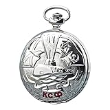 Strela Orologio da tasca Molnija 3602 rosso banner NORDFLOTTE russo Submarine orologio meccanico dalla Russia a carica manuale