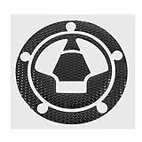 GOZAR Motociclo 3D Serbatoio del Carburante Tappo Copertura Pad Adesivo per Kawasaki Ninja Z1000 X-6R/10R/12R/14R Z750 Z800 - Nero