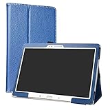 Labanema Galaxy Tab S 10.5 Custodia, PU Pelle Slim Flip Case Cover Protettiva Pieghevole Stand per Samsung Galaxy Tab S 10.5 Pollice T800 T805 Tablet - Azzurro