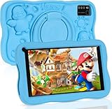 SUMTAB Tablet Bambini 7 Pollici con Controllo Parentale, Android 13 Tablette, 8 GB RAM 64GB ROM (256 GB Estensione) Bluetooth, WiFi,Tablet per Bambini con Custodia(Blu)