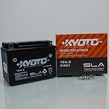 Batterie SLA Kyoto pour Mobylette Malaguti 50 Fifty Top 1989 Ã 1993 YB4L-B SLA / 12V 4Ah Neuf