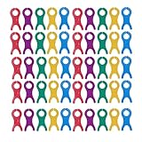 Baxnore Bobina di filato da 50 pezzi, Bobina di lana in plastica, Bobina di filato grande leggera in plastica, Bobina di filato per tessitura e cucito