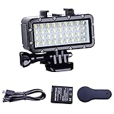 Suptig Diving light ad alta potenza dimmerabile impermeabile LED Video Light Fill Night Light Diving Subacquea Luce Impermeabile 45 m per Gopro Hero 13 Hero 12 Hero 11 Hero 10/9/8/75/6/4/Action Cam