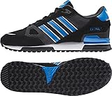 adidas ZX 750, Scarpe da Ginnastica Uomo, Nero Black 1 Bluebird Running White FTW, 44 EU