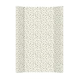 Ceba Baby® Fasciatoio da Tavolo rigido 70x50 cm - 2 Cunei Fasciatoio da Lettino Lavabile Fasciatoio da Culla per Bambine e Bambini - macchie