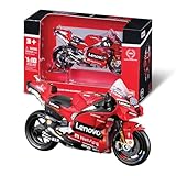MAISTO - Ducati Lenovo Team 2022 Bagnaia #63 - Modellino Realistico Moto in Scala 1:18, Licenza Ufficiale Ducati, Età Consigliata 3+ Anni