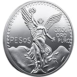 Generic Moneta Commemorativa Moneta Commemorativa in Argento della Dea della Vittoria Moneta ' 'Indipendenza Moneta Decorativa del Serpente ' Messicana