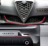 Profilo Rosso Adesivo per DAM Paraurti Full Anteriore + Posteriore Alfa Giulietta