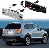 POPMOTORZ LED Luce Targa, 2 Pezzi Luci Targa LED con Canbus Senza Errori 2835 SMD per O-pel Antara 2006-2017 C-hevrolet Captiva 2006