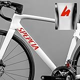 per bici da strada Specialized Tarmac SL7 | Adesivi con logo del telaio che cambiano colore, resistenti ai raggi UV, taglio di precisione, diversi colori (arancione fluorescente)