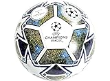 UEFA Champions League - Pallone da calcio, taglia 5, licenza ufficiale, allenamento, partita, merchandising, collezione per bambini e adulti, ottima idea regalo per calcio, bianco/blu/verde