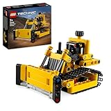 LEGO Technic Bulldozer da Cantiere, Giochi per Bambini, Bambine, Ragazzi e Ragazze da 7 Anni in su, Set con Veicolo Giocattolo da Costruire, Regalo Fan delle Costruzioni 42163