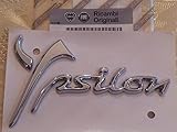 SCRITTA STEMMA LANCIA YPSILON Y DAL 2011 AL 2016 ORIGINALE POSTERIORE logo SIGLA FREGIO