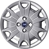 Kit di 4 copricerchi adattabili - per FIAT PANDA 4X4 2004 (LOGO BLU) - diametro 14" - non originali