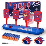 Lehoo Castle Bersaglio per Nerf, Tiro al Bersaglio Bambini, Spider Giocattolo, Regalo Bambino 5-9 Anni
