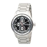 Nautica Orologio multifunzione NCS 200 N18587G da uomo, nero, bracciale, Nero, Bracciale