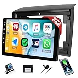 SIXWIN 4+64G Autoradio Android 13 con CarPlay/Android Auto/Mirror Link per FIAT DUCATO 2010/Citroen Jumper/Peugeot Boxer,9 Pollici HD TouchScreen Schermo Navigatore WiFi Bluetooth 5.0 FM/RDS 32EQ
