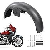 Parafango anteriore avvolgente da 48 cm per Harley Davidson, parafango anteriore per moto compatibile con Touring Electra Glide Road Glide Road Glide Road King Street Glide, plastica ABS simile alla