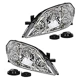 BESTPRICE 2x fari principali anteriori sinistro + destro H7 senza servomotore, compatibili con NISSAN PRIMERA (P12), PRIMERA Hatchback (P12), PRIMERA Estate (WP12)