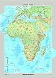 Africa fisica e politica - Carta Murale