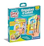 Clementoni Sapientino - Girapagina Emozioni e Colori, Gioco Educativo Bambini 3-5 Anni, Libro Interattivo per Imparare a Leggere e Scoprire Le Emozioni, Lingua Italiana, 16645