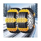 Catene da neve per Porsche 911 Convertible 991 Series 2011-2015,10 Paia Catene Antiscivolo - Per Ghiaccio e Neve, Montaggio Facile, Materiale Resistente, Tutte Stagioni