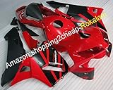corpo in plastica ABS kit per CBR600RR F5 2003 2004 Cbr 600RR CBR600 RR cbr-600rr 03 04 rosso nero moto carrozzeria kit carenatura aftermarket (a iniezione)